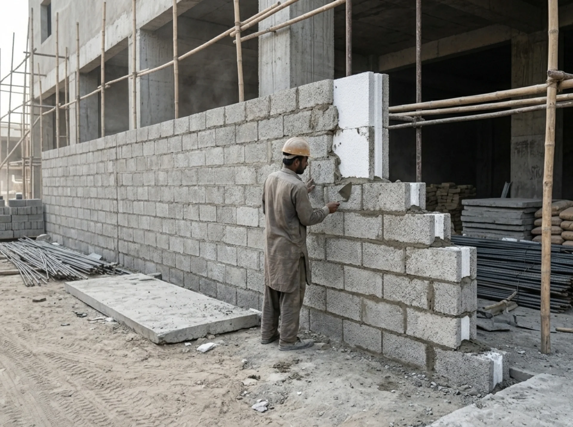 thermal block insulated wall for Karachi construction